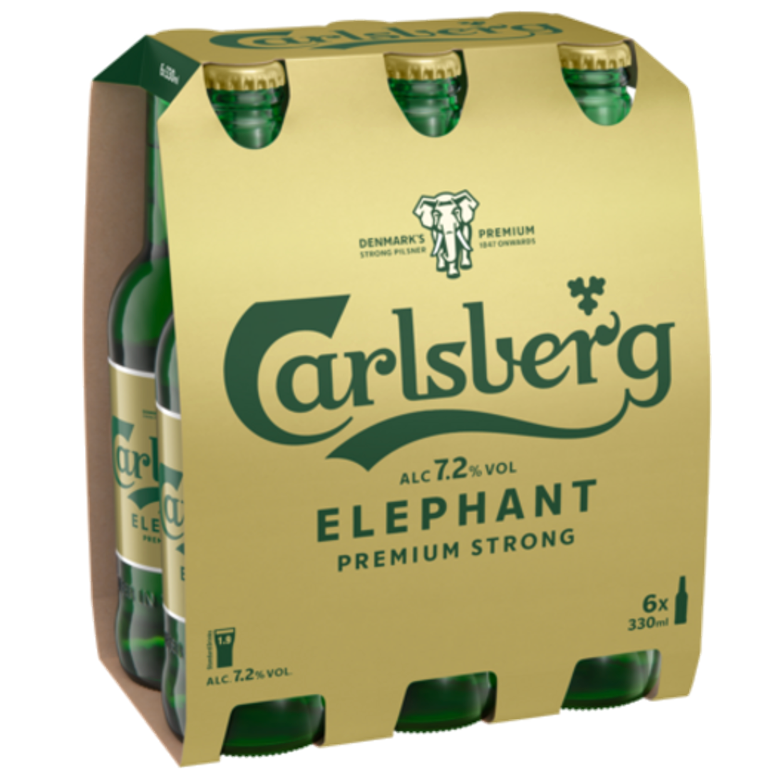 Carlsberg Elephant Lager Bottle 330mL