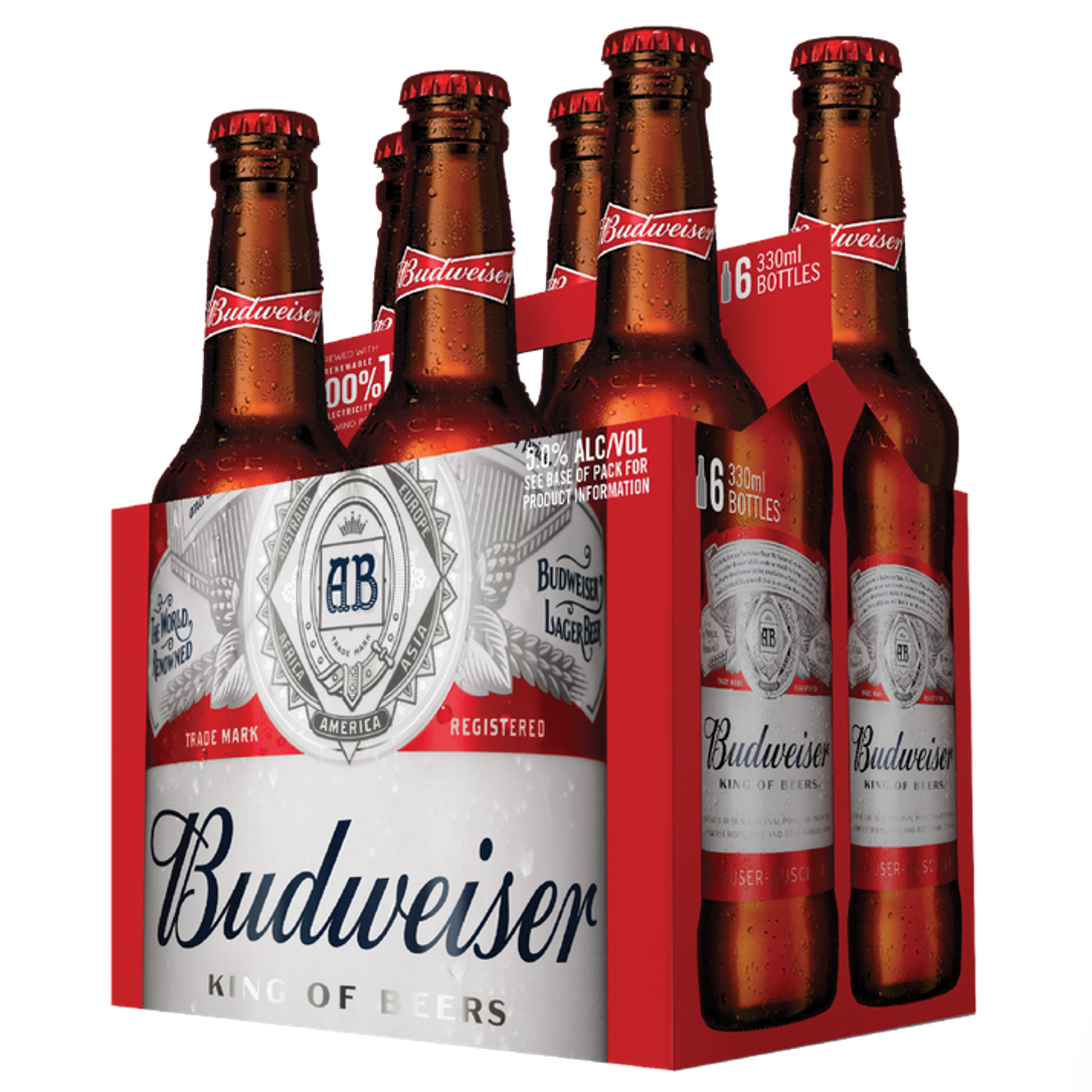 Budweiser Lager Bottle 330mL