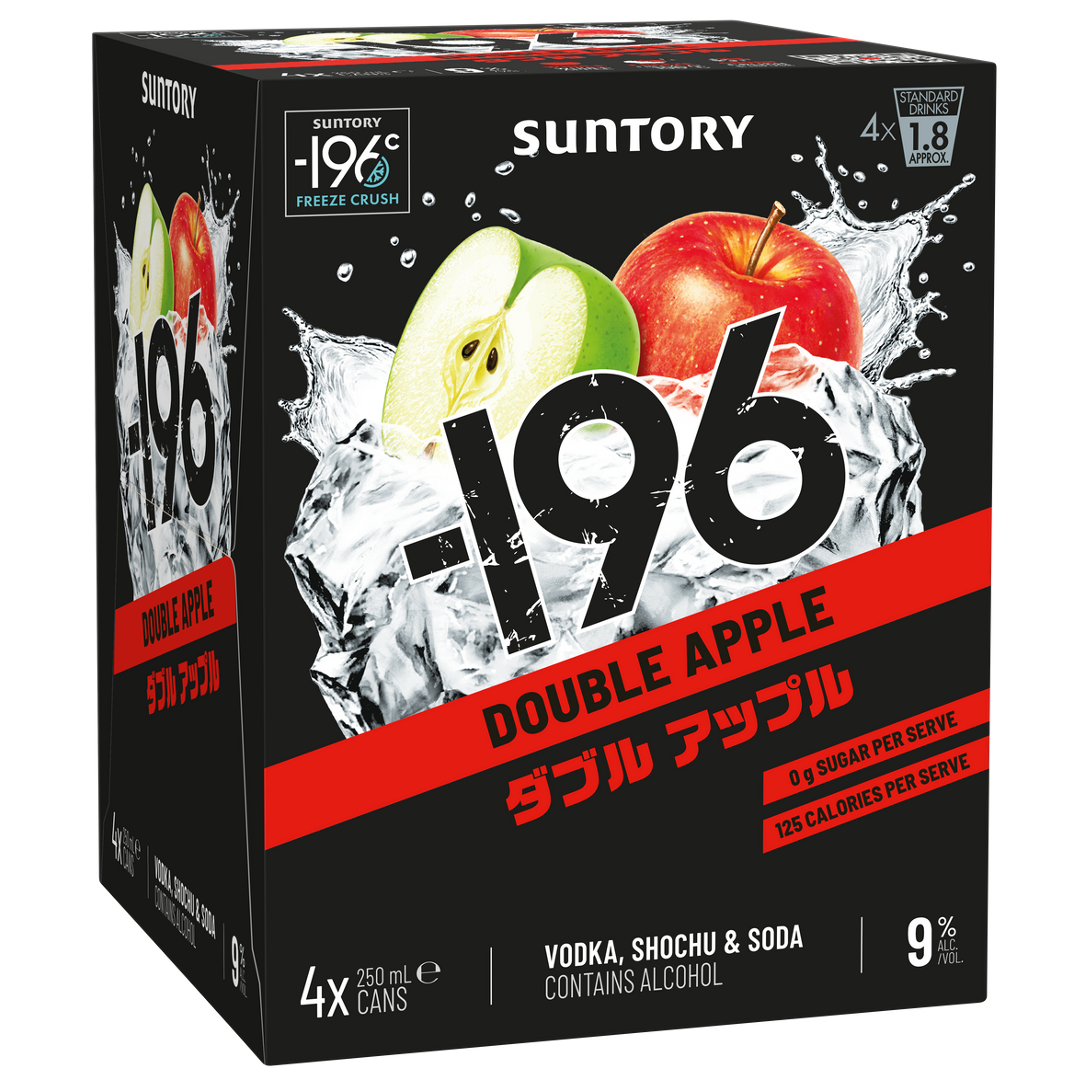 Suntory -196 Double Apple 9% Can 250mL