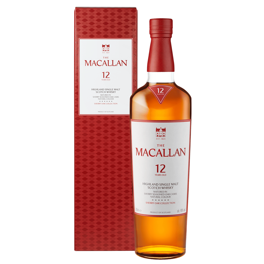 The Macallan 12 Year Old Sherry Cask Single Malt Scotch Whisky 700mL