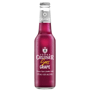 Vodka Cruiser Sour Grape Bottle 275mL