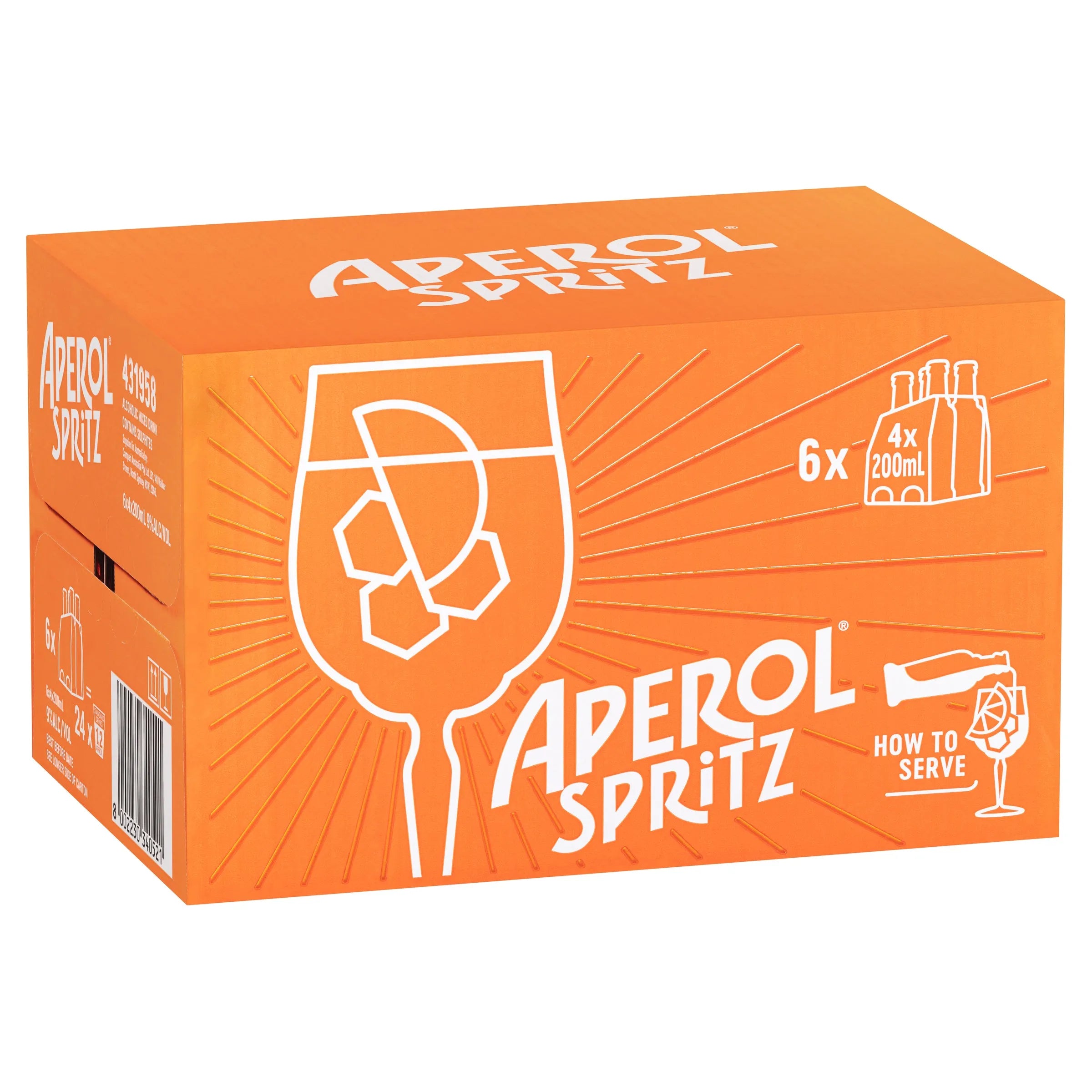 Aperol Aperol Spritz Bottle 200mL - Harry's Liquor