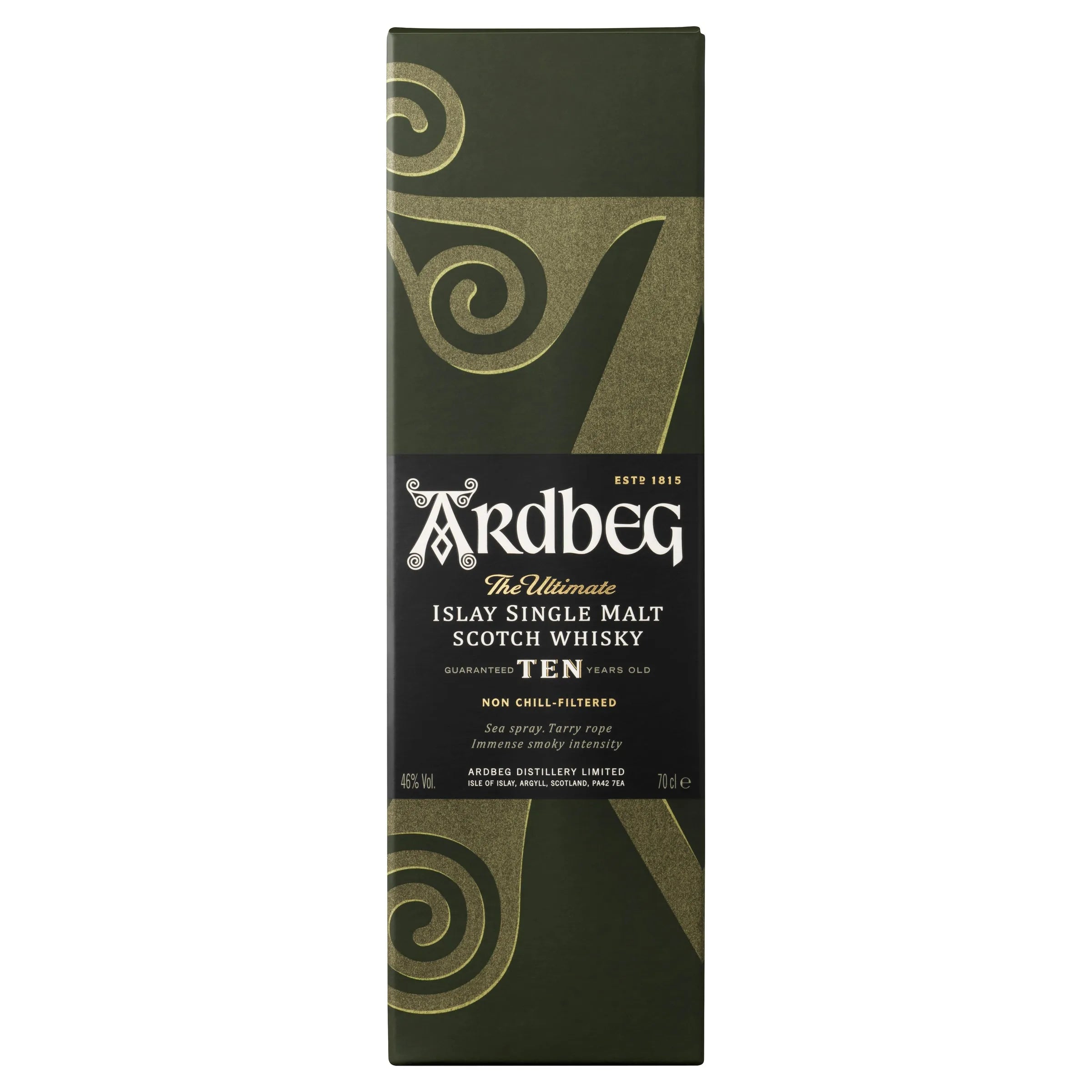 Ardbeg 10 Year Old Islay Single Malt Scotch Whisky 700mL