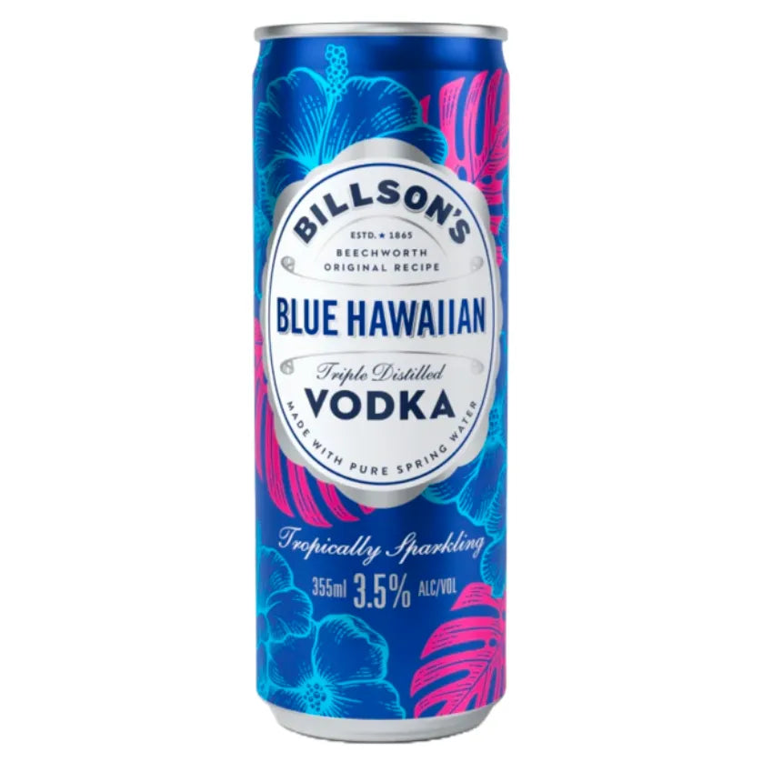 Billson's Vodka Blue Hawaiian Can 355mL - Harry's Liquor
