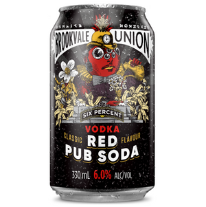 Brookvale Union Vodka Red Pub Soda 6% Can 330mL