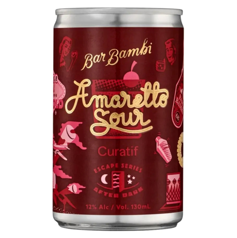Curatif Amaretto Sour Can 130mL - Harry's Liquor