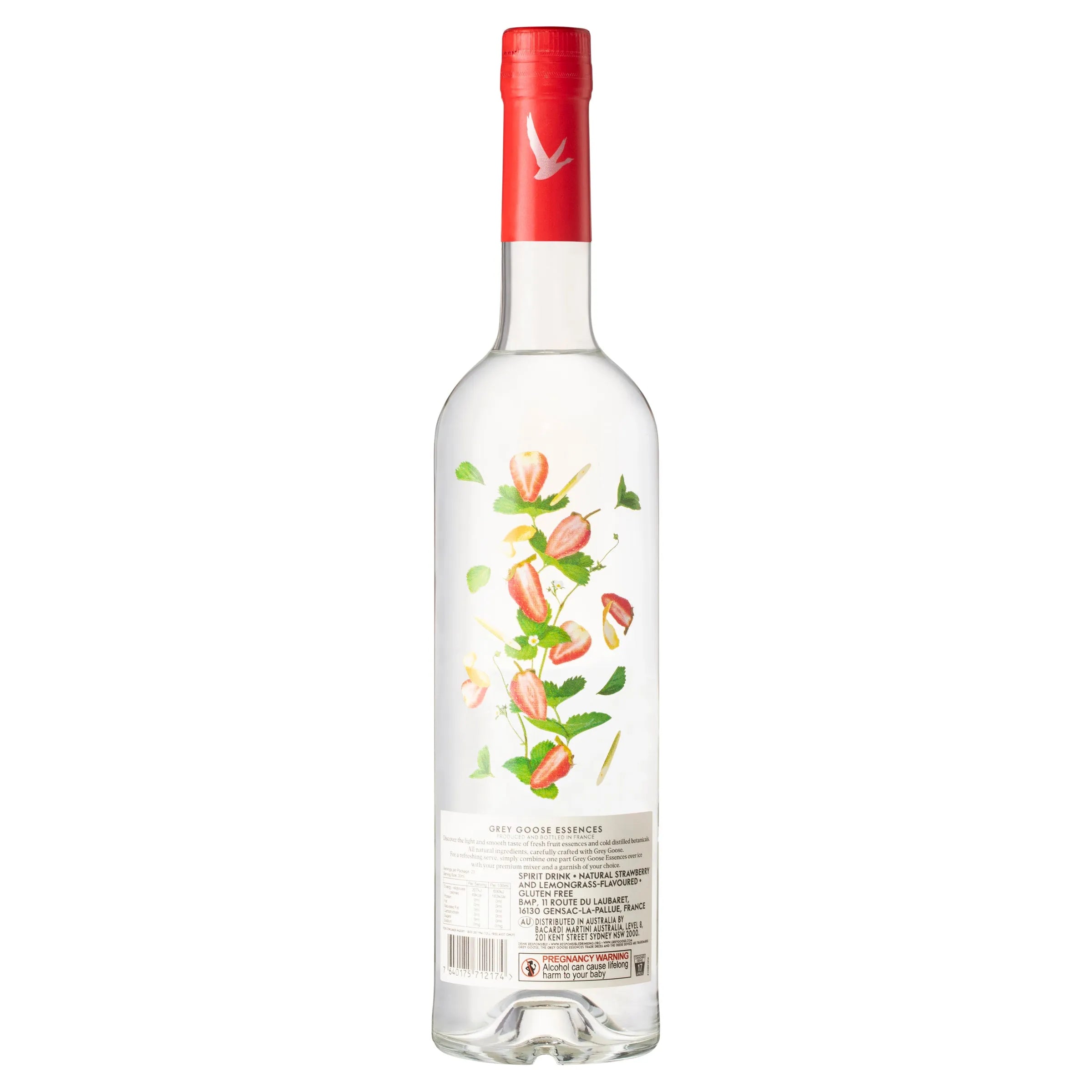 Grey Goose Essences Strawberry & Lemongrass Vodka 700mL - Harry's Liquor