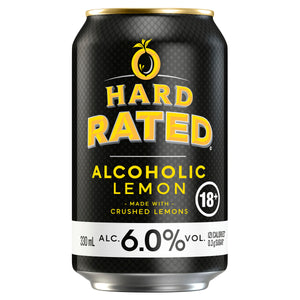 Hard Rated Lemon Can 6% Can 330mL - Harry's Liquor