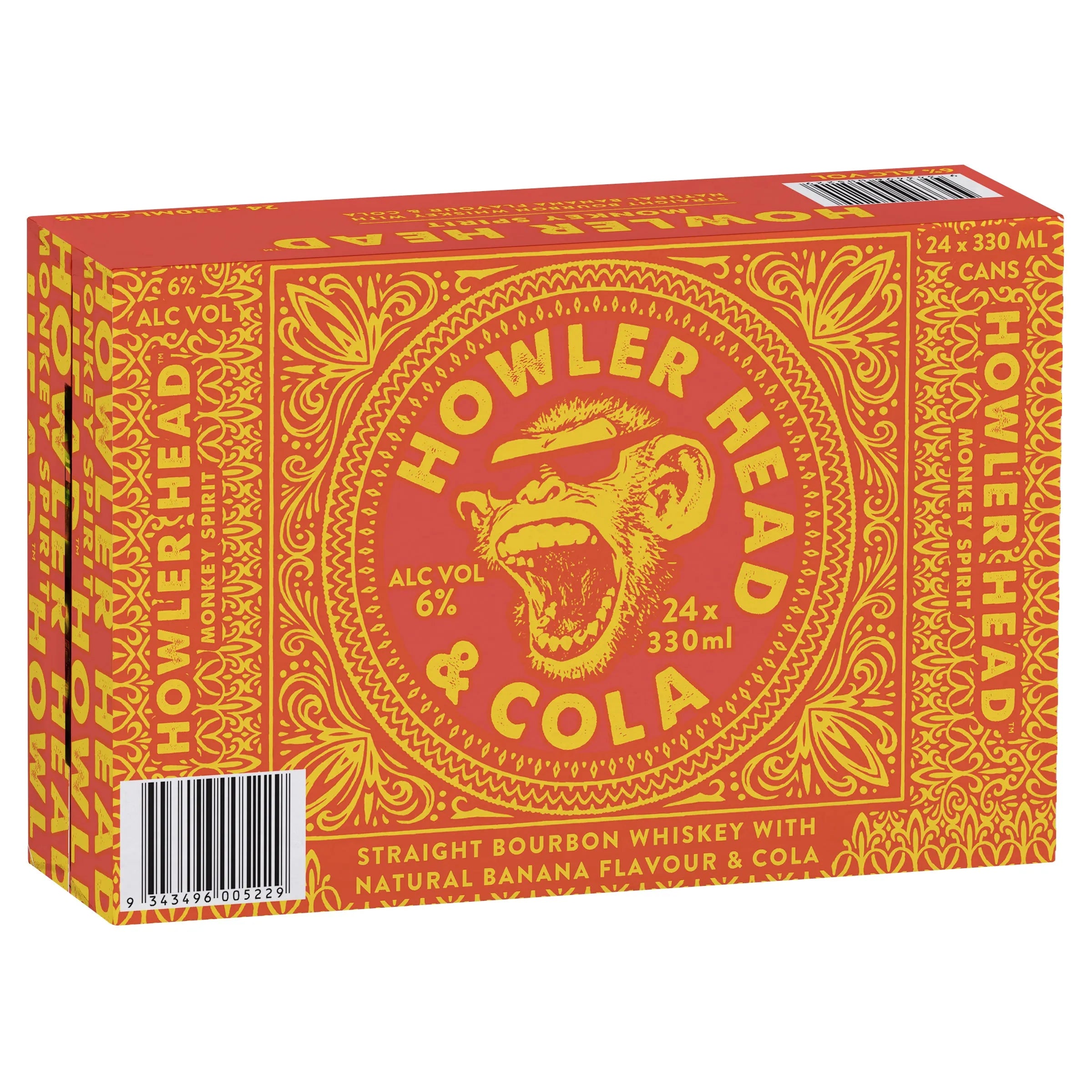 Howler Head Bourbon & Cola 6% Can 330mL - Harry's Liquor