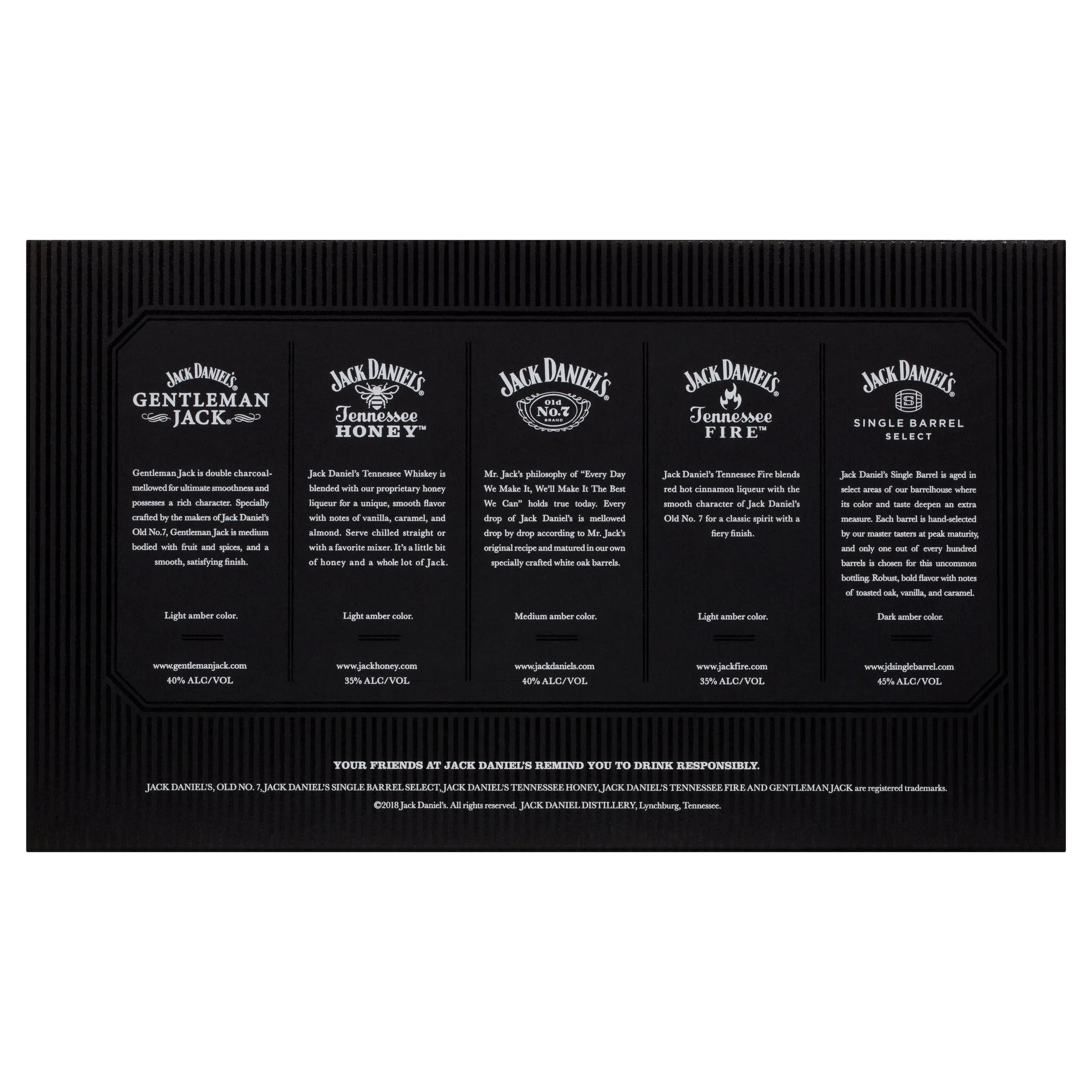 Jack Daniel's Family Of Brands 5 x 50mL - Harry's Liquor