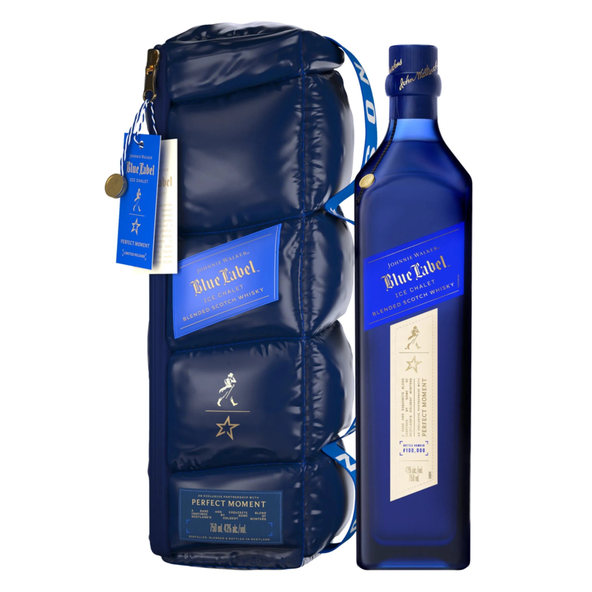Johnnie Walker Blue Label Ice Chalet Blended Scotch Whisky 750mL - Harry's Liquor