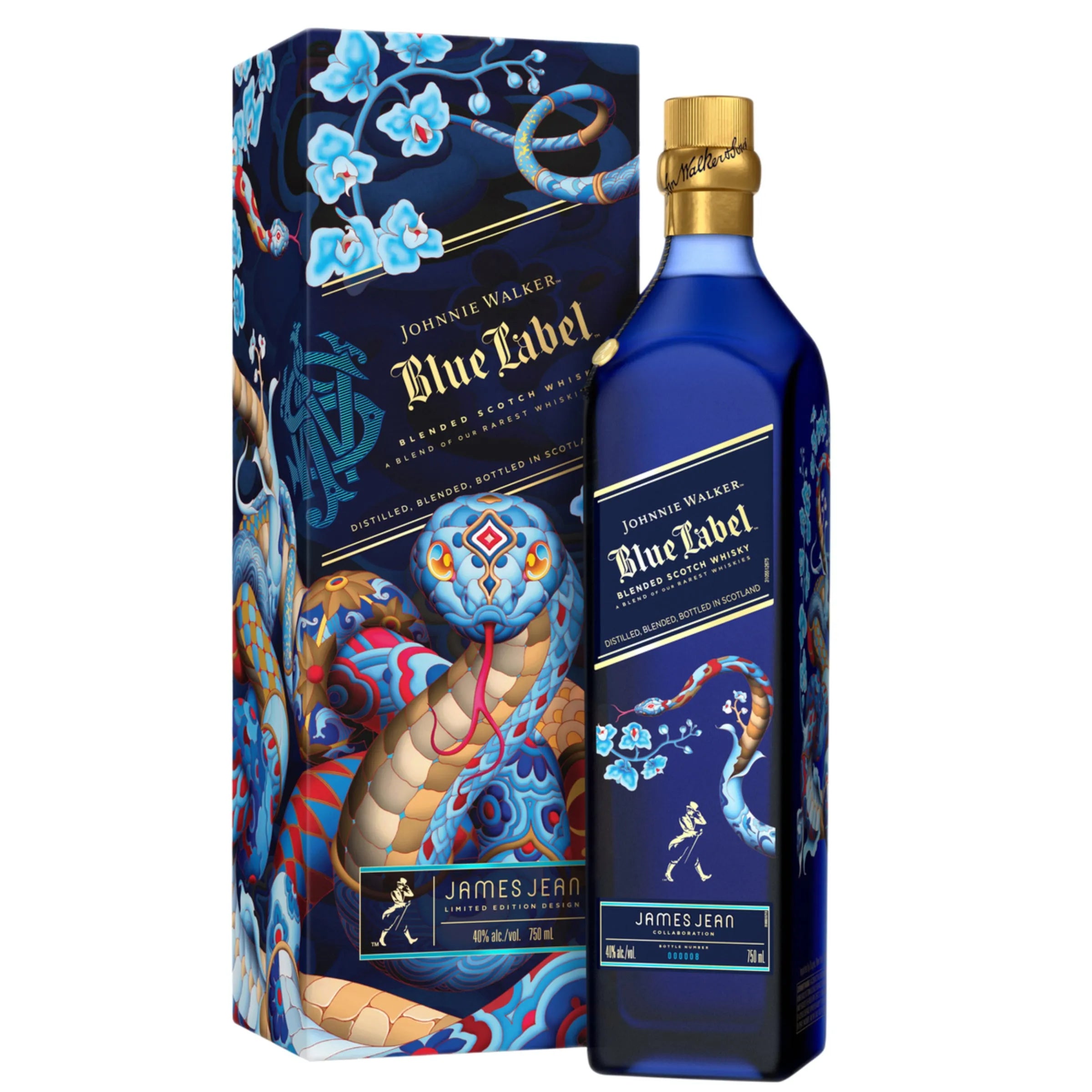Johnnie Walker Blue Label Year Of The Snake Scotch Whisky 750mL - Harry's Liquor