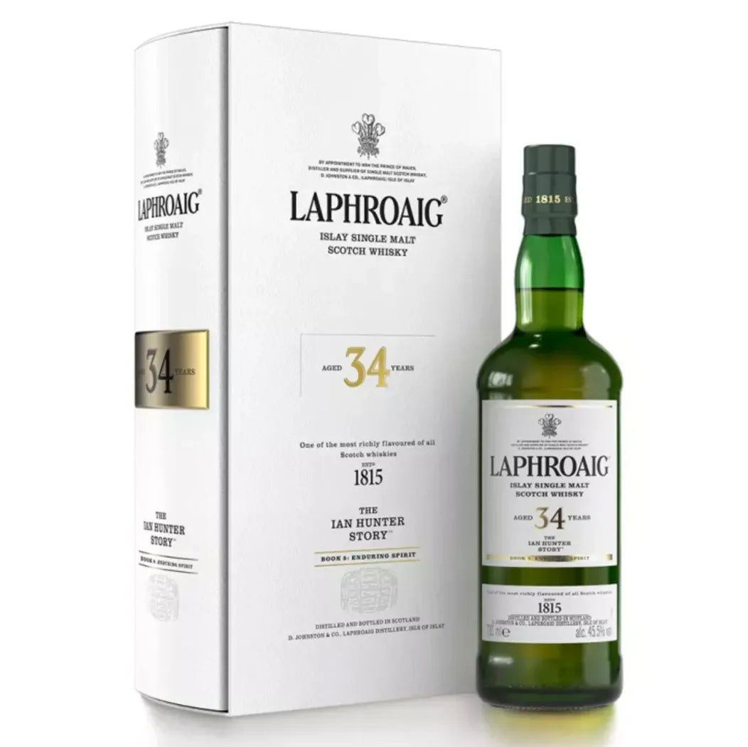 Laphroaig 34 Year Old The Ian Hunter Story Book #5 Single Malt Scotch Whisky 700mL - Harry's Liquor