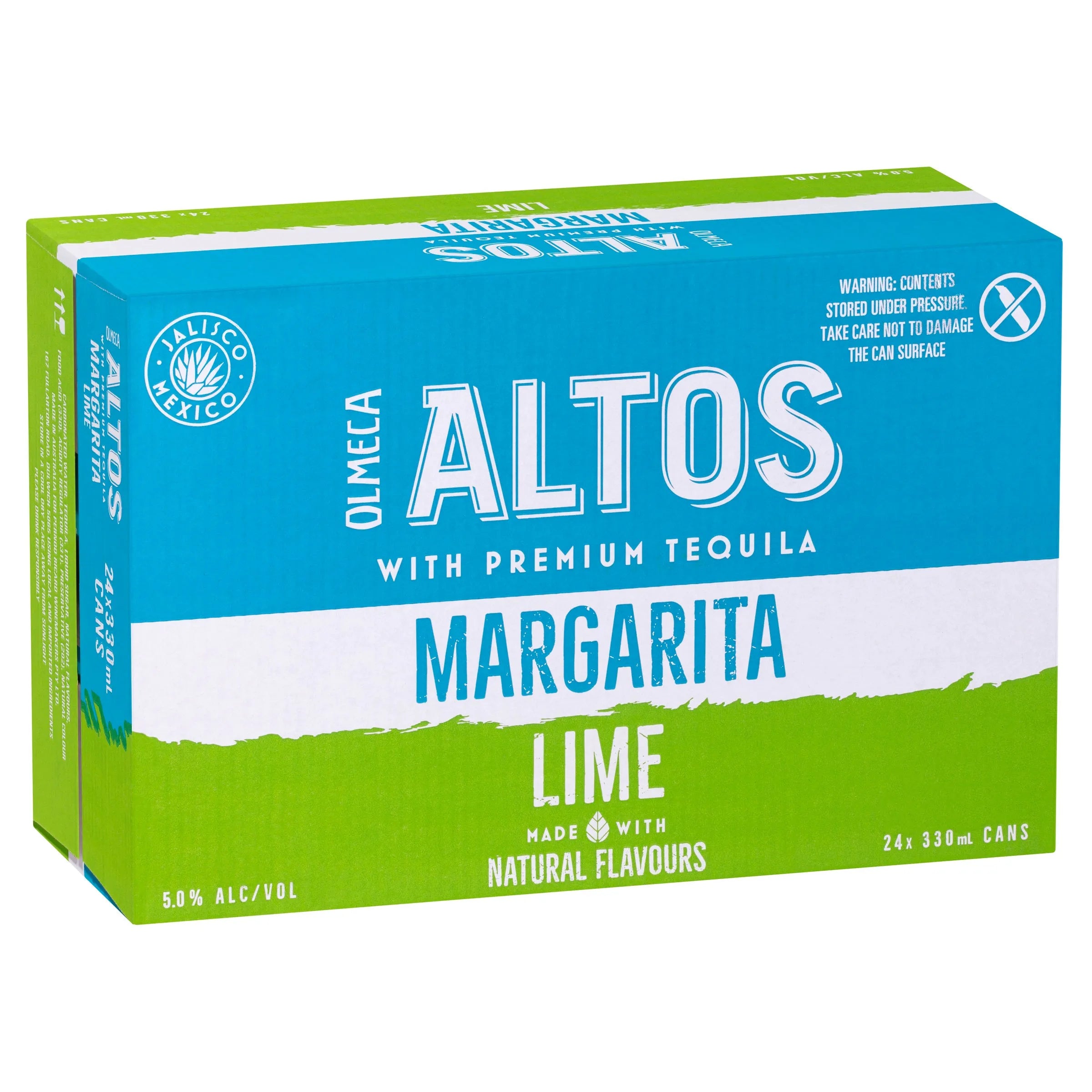 Olmeca Altos Margarita Lime Can 330mL - Harry's Liquor