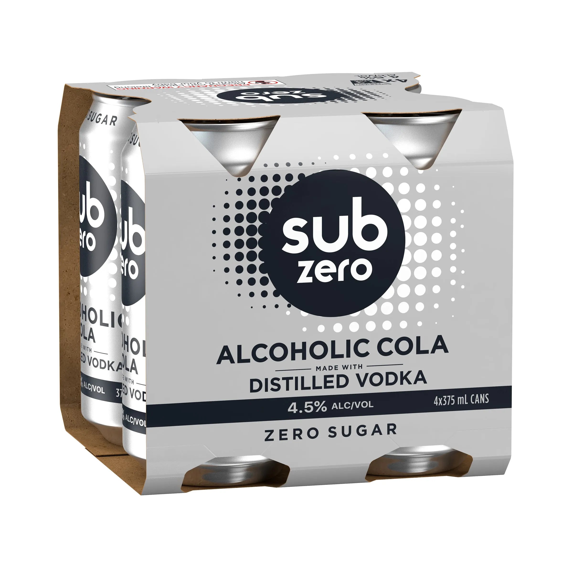 Sub Zero Vodka & Alcoholic Cola Can 375mL - Harry's Liquor