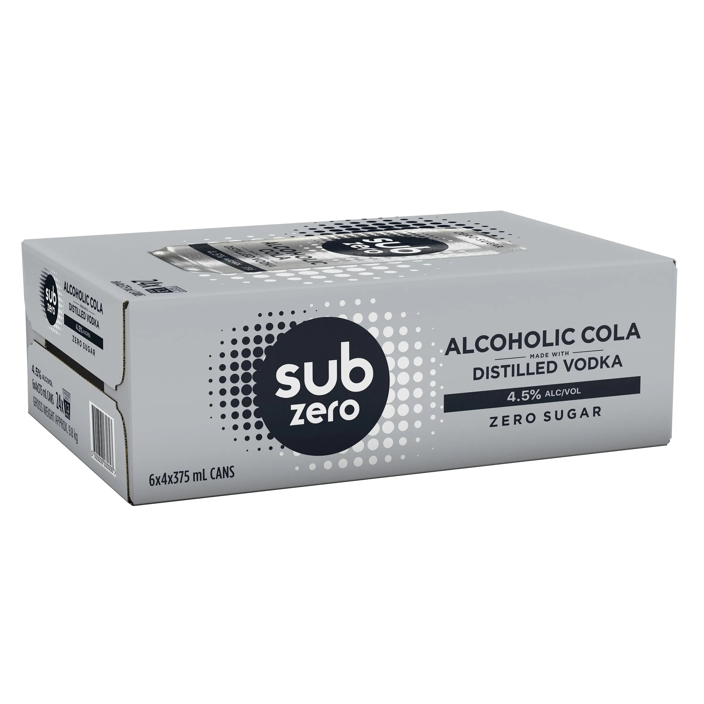 Sub Zero Vodka & Alcoholic Cola Can 375mL - Harry's Liquor