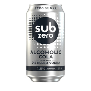 Sub Zero Vodka & Alcoholic Cola Can 375mL - Harry's Liquor