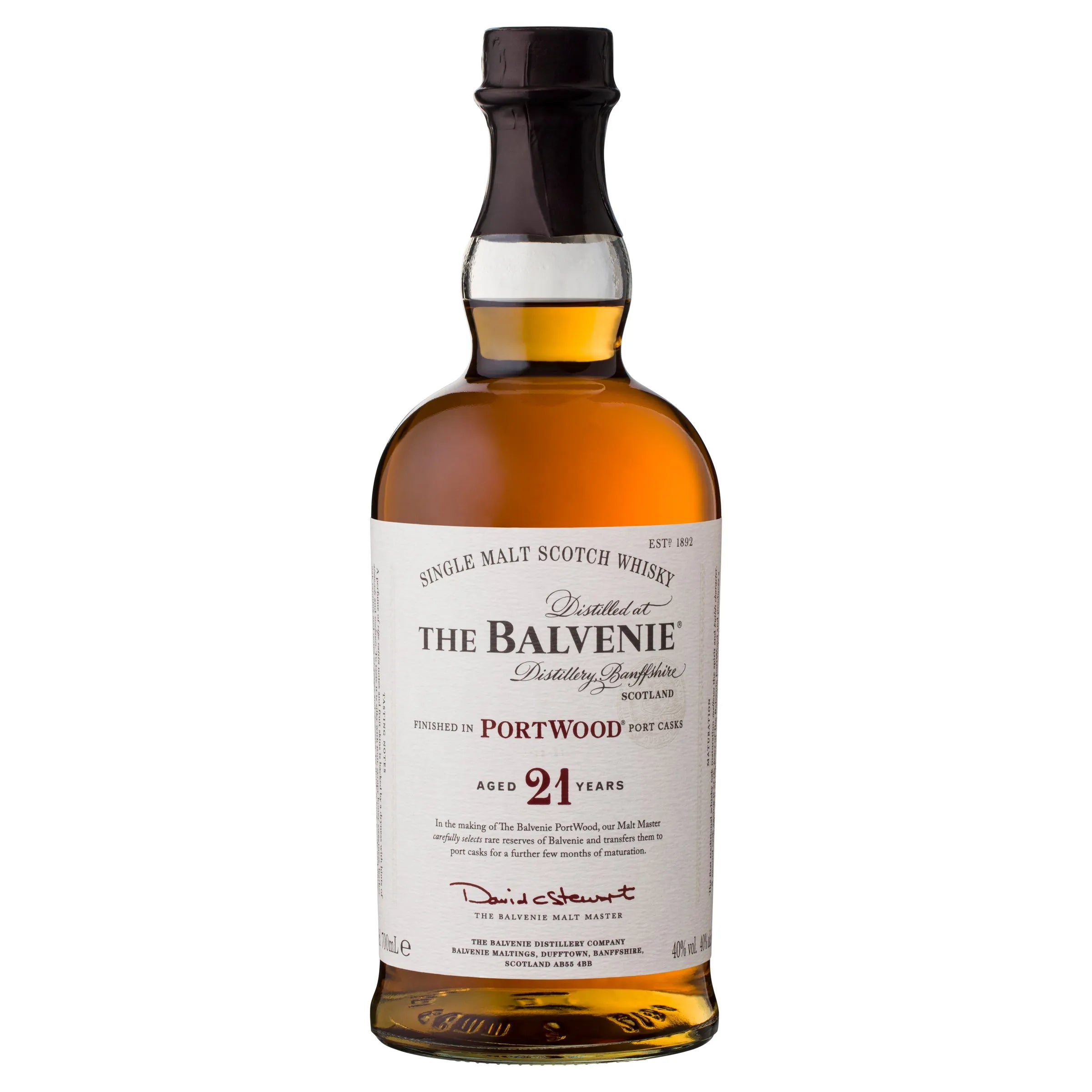 The Balvenie 21 Year Old Portwood Single Malt Scotch Whisky 700mL - Harry's Liquor