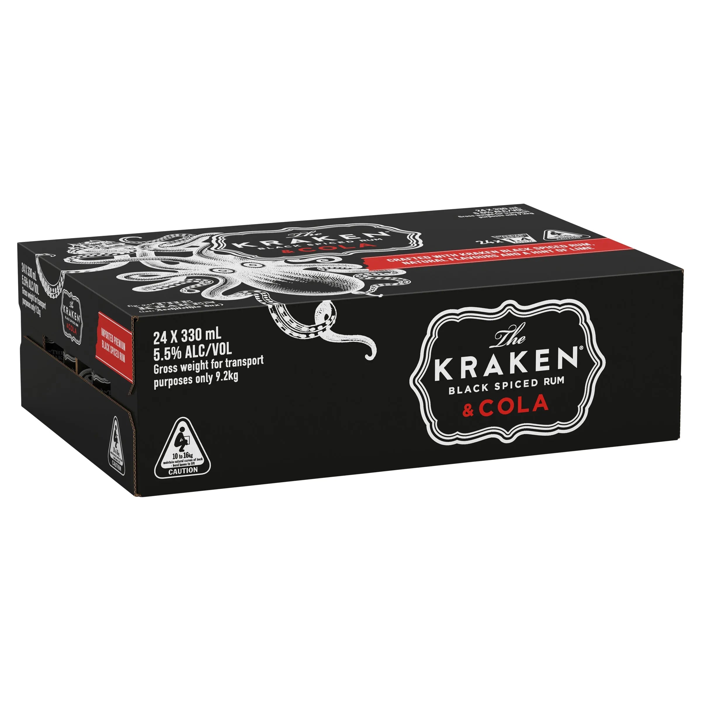 The Kraken Spiced Rum & Cola Can 330mL - Harry's Liquor
