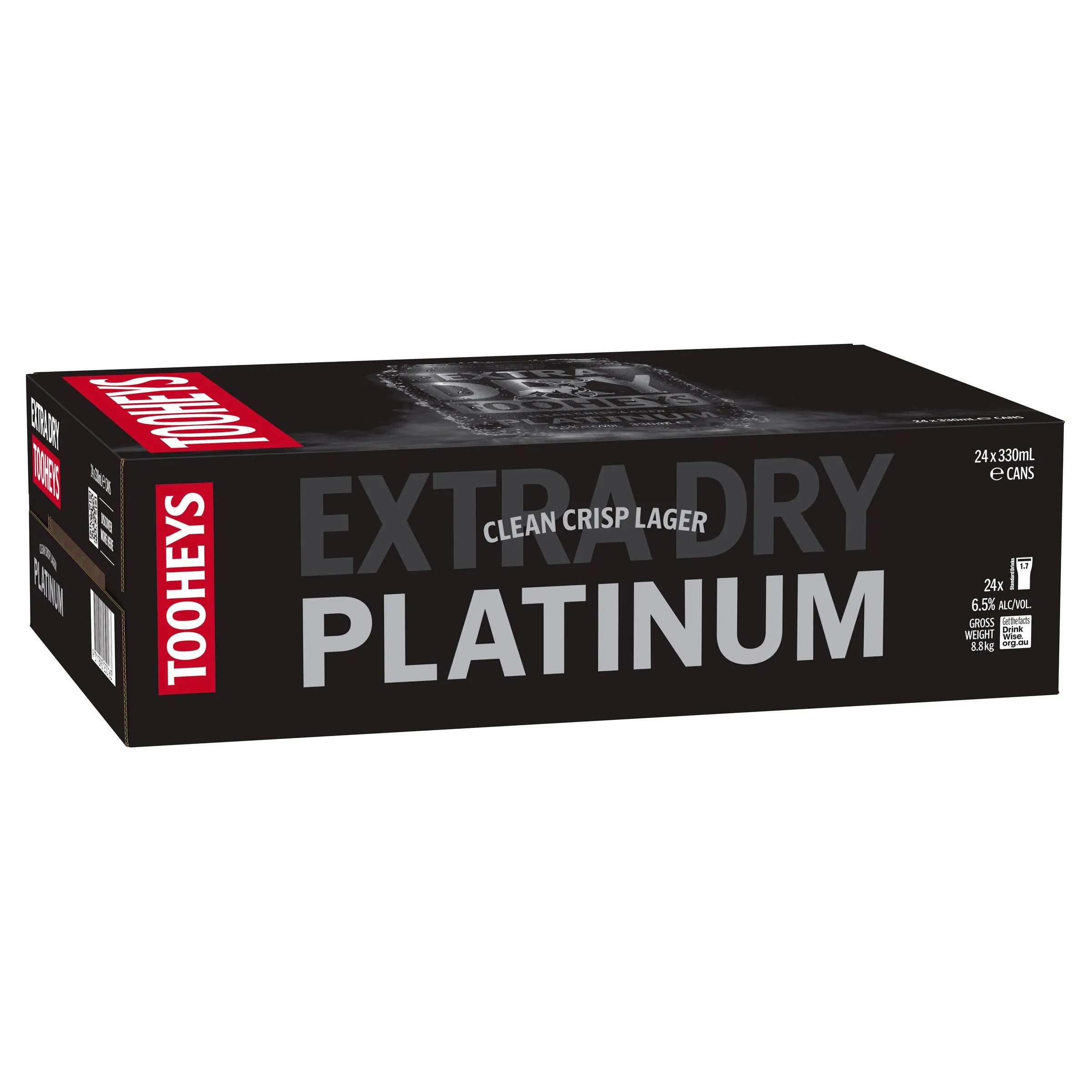 Tooheys Extra Dry Platinum Can 330mL - Harry's Liquor