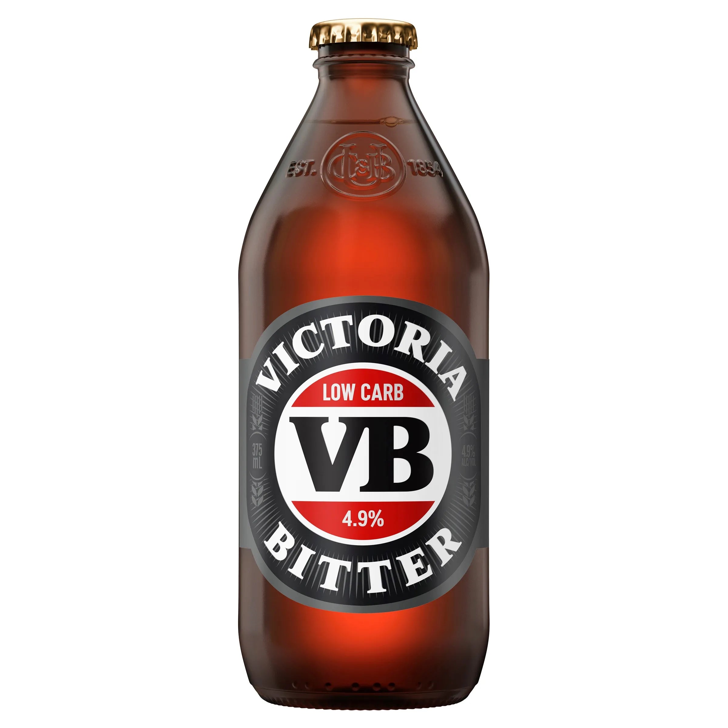 Victoria Bitter Low Carb Bottle 375mL - Harry's Liquor