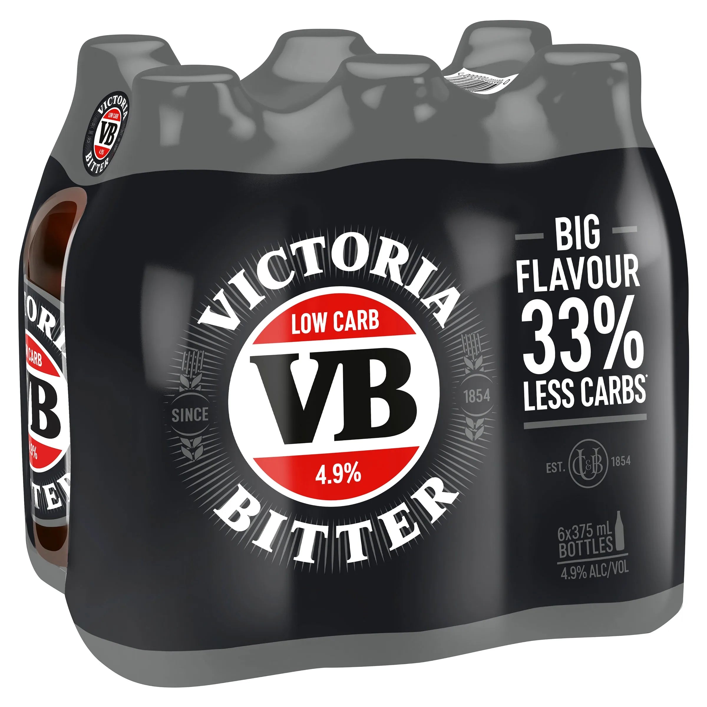 Victoria Bitter Low Carb Bottle 375mL - Harry's Liquor