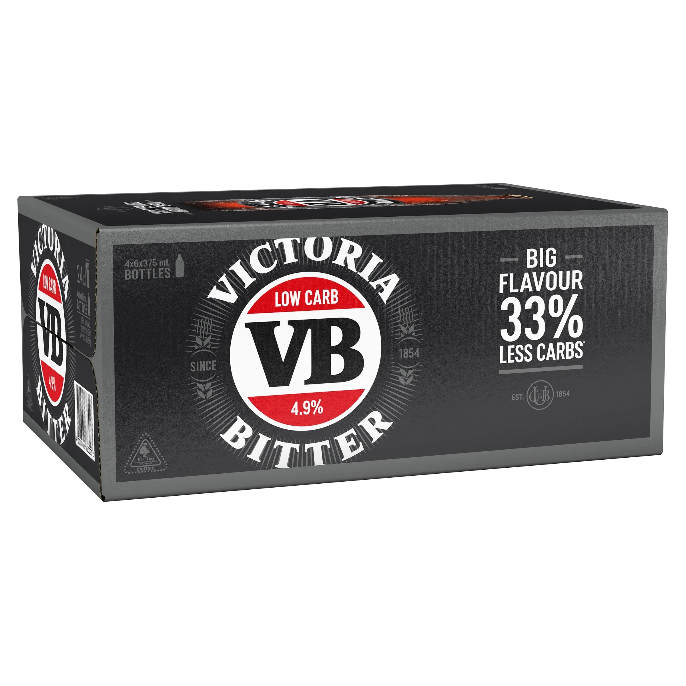 Victoria Bitter Low Carb Bottle 375mL - Harry's Liquor