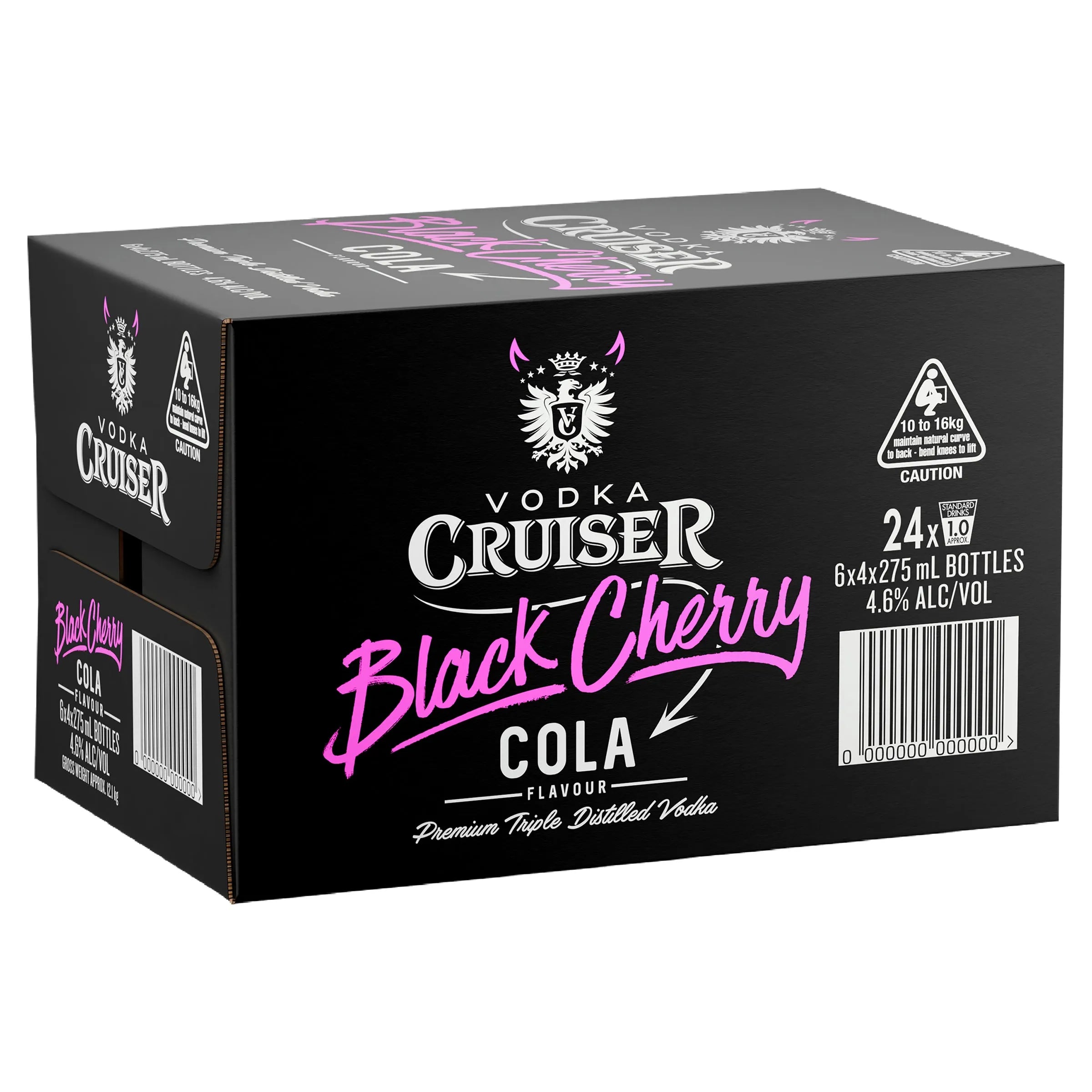 Vodka Cruiser Black Cherry Cola Bottle 275mL - Harry's Liquor