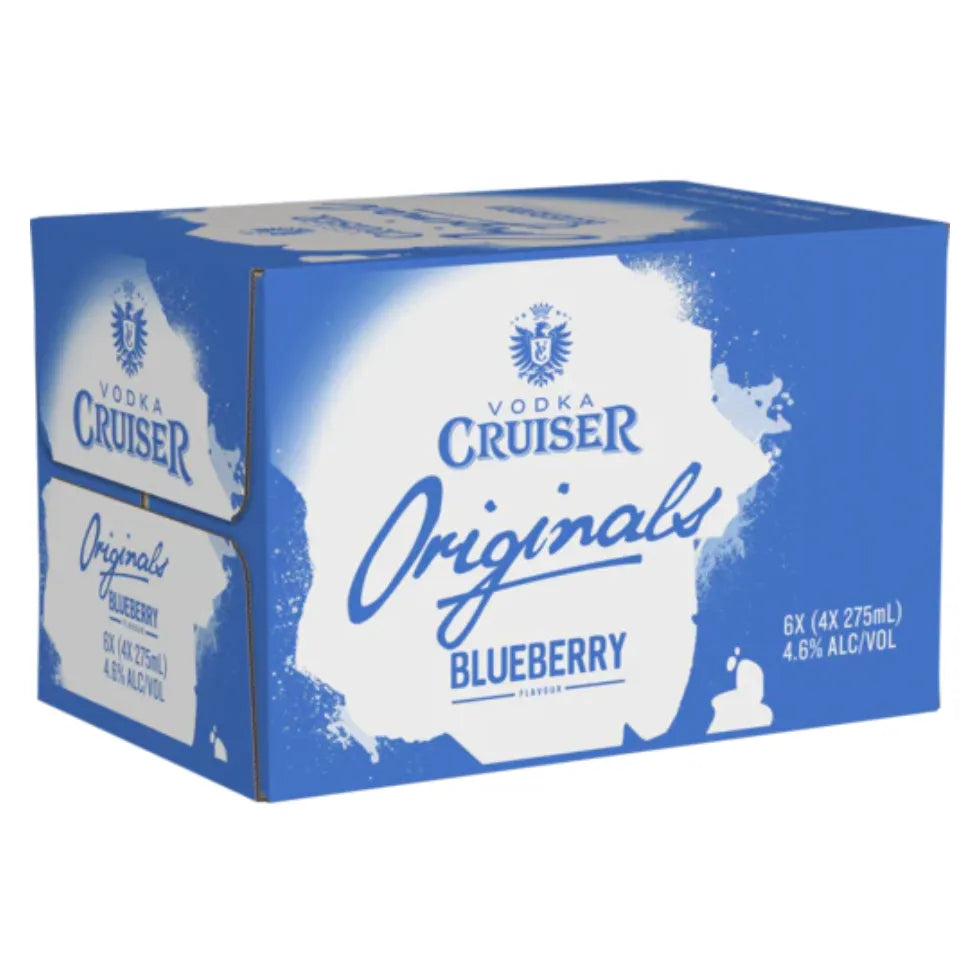 Vodka Cruiser Originals Blueberry Bottle 275mL - Harry's Liquor