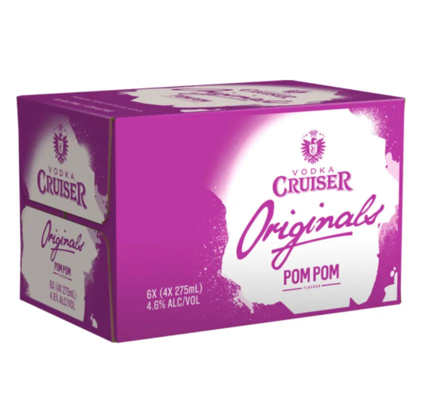 Vodka Cruiser Originals Pom Pom Bottle 275mL - Harry's Liquor