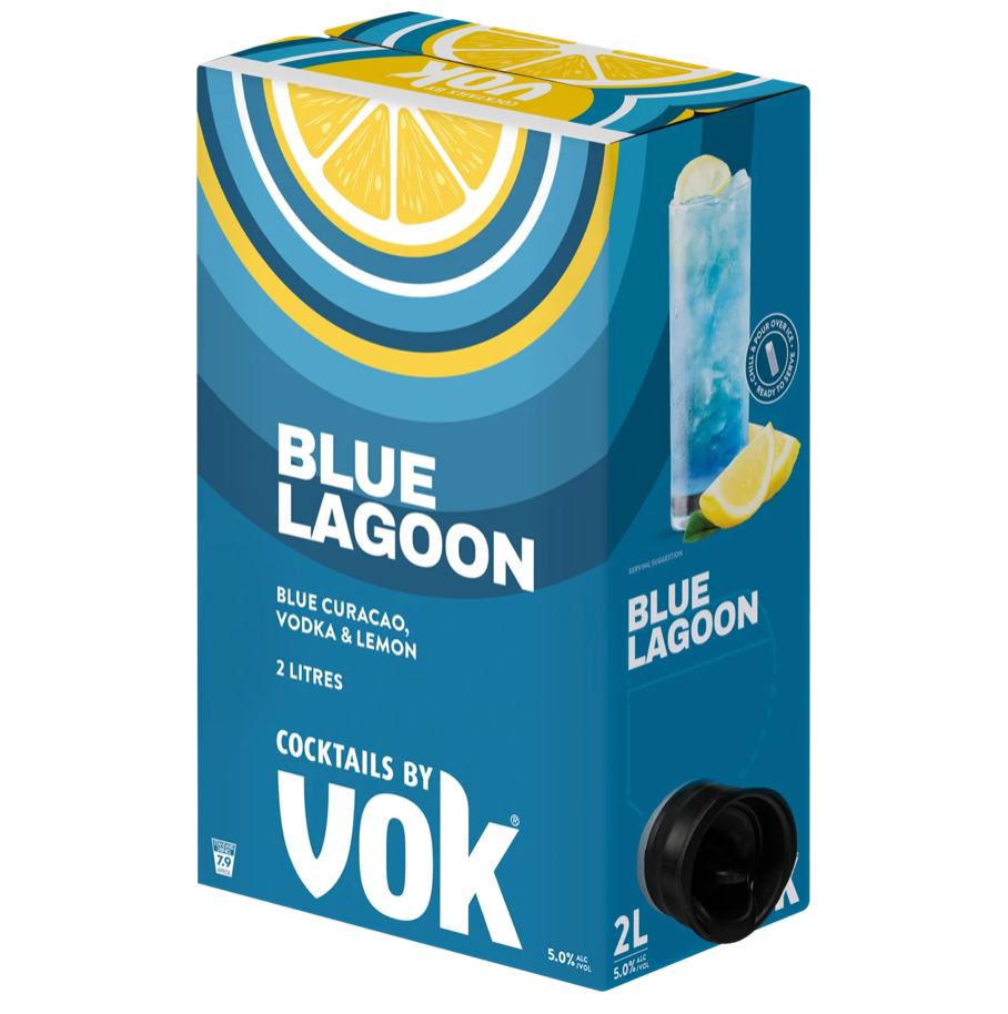 Vok Cocktails Blue Lagoon Cask 2L - Harry's Liquor