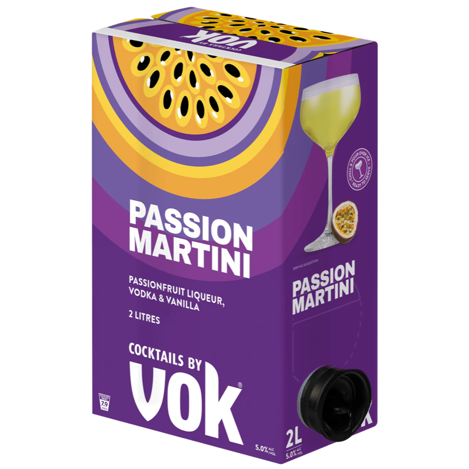 Vok Cocktails Passionfruit Martini 2L - Harry's Liquor