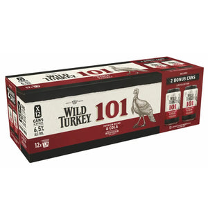 Wild Turkey 101 Bourbon & Cola 12 Pack Can 375mL - Harry's Liquor