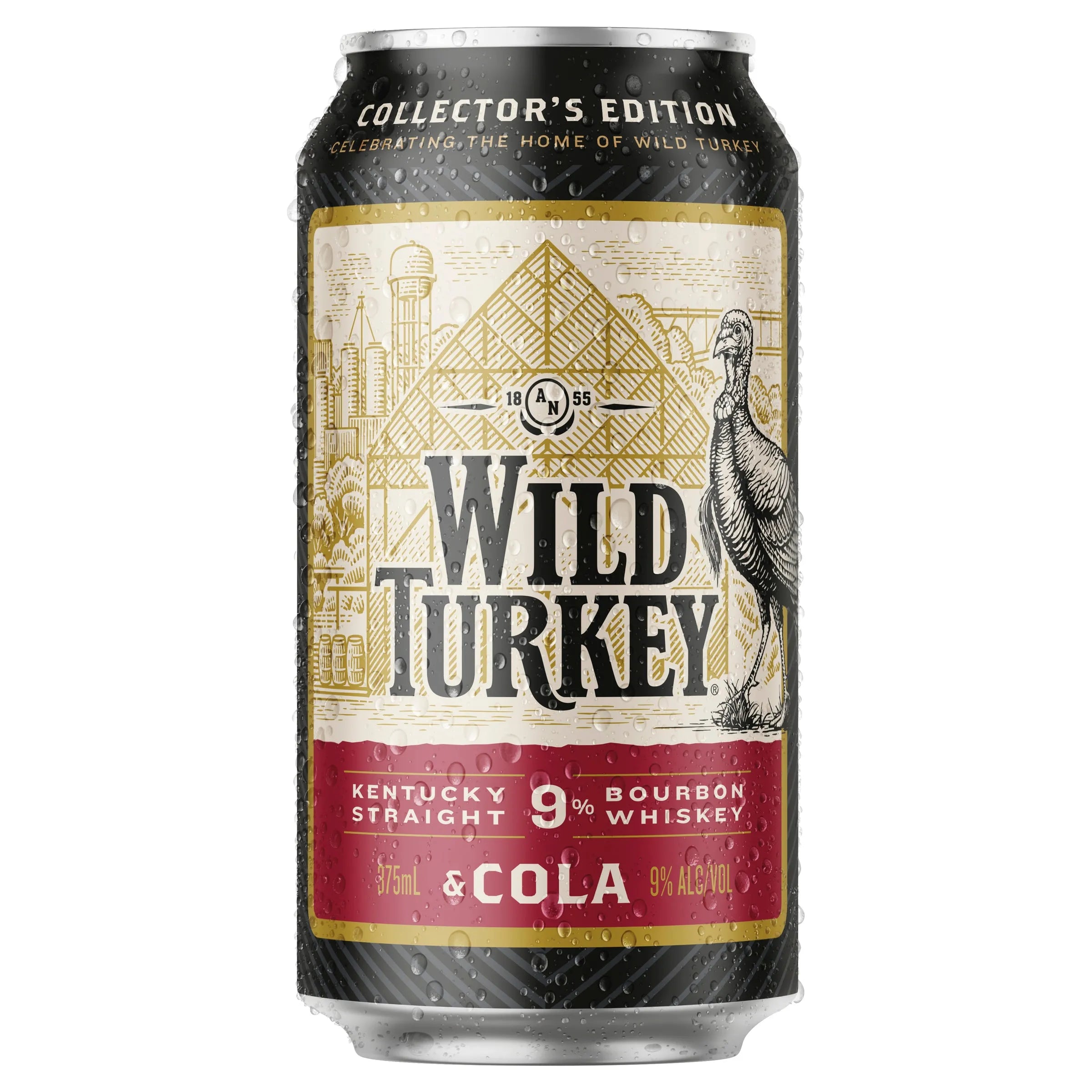 Wild Turkey Heritage 9% Bourbon & Cola Can 375mL - Harry's Liquor