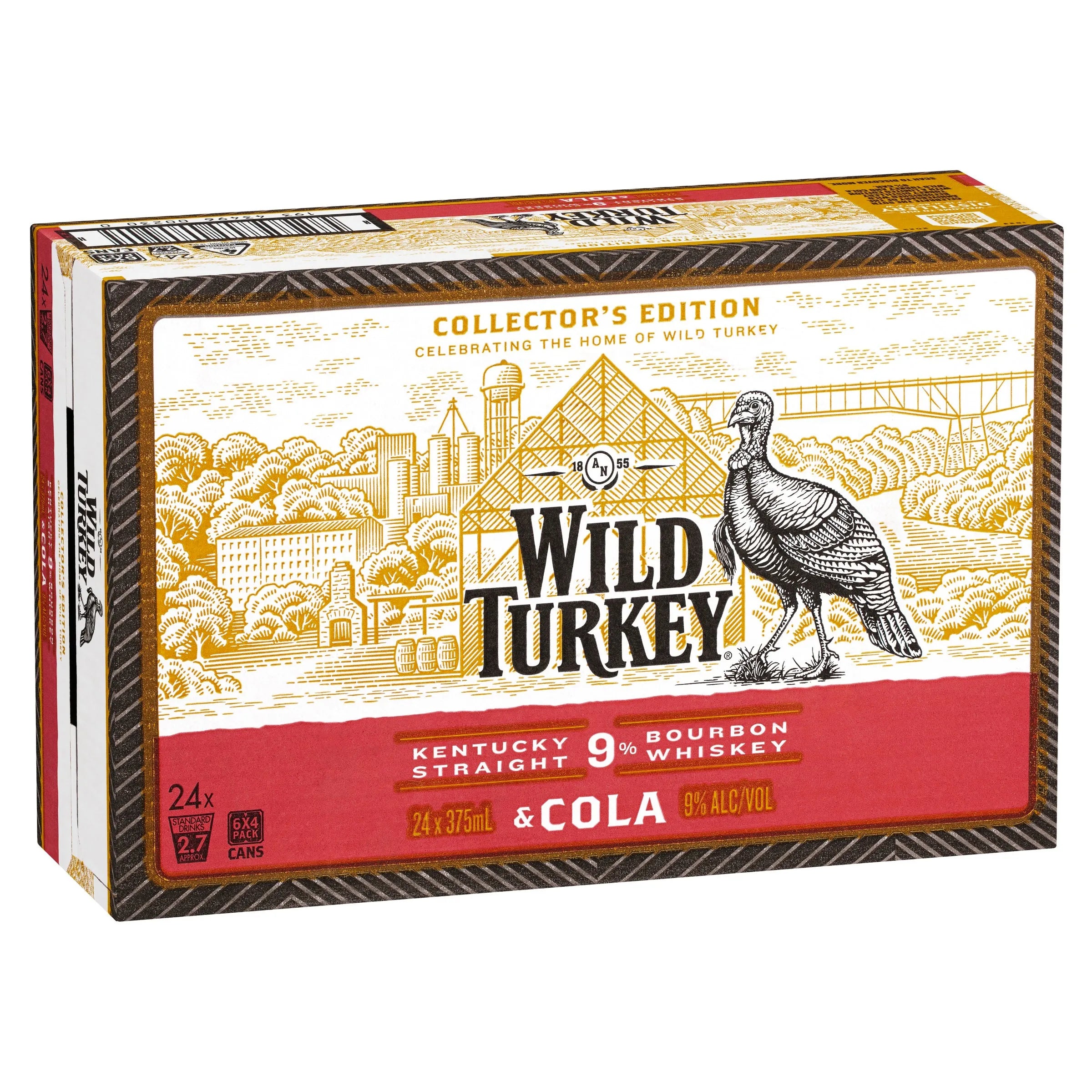 Wild Turkey Heritage 9% Bourbon & Cola Can 375mL - Harry's Liquor