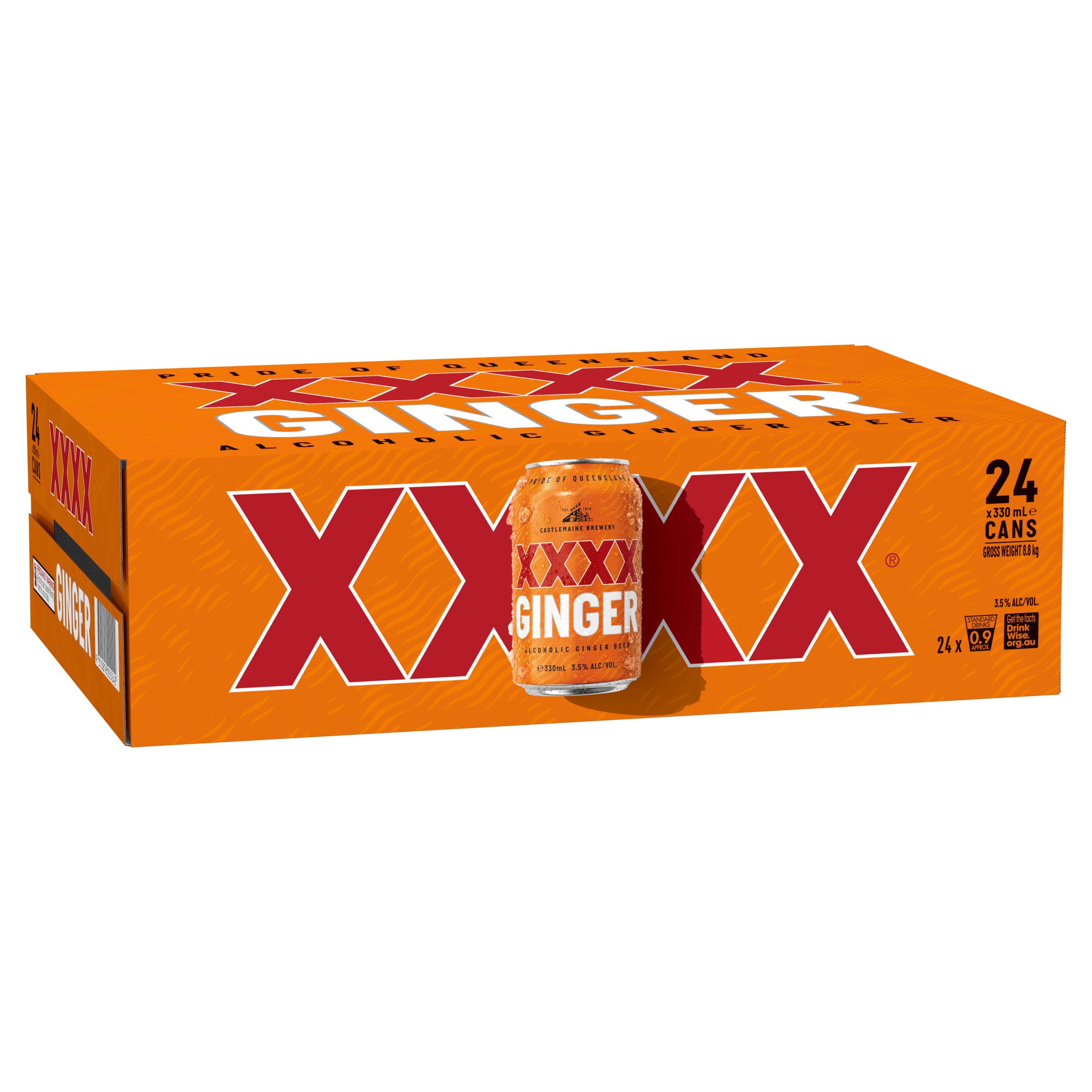 XXXX Ginger Alcoholic Ginger Beer Can 330mL - Harry's Liquor