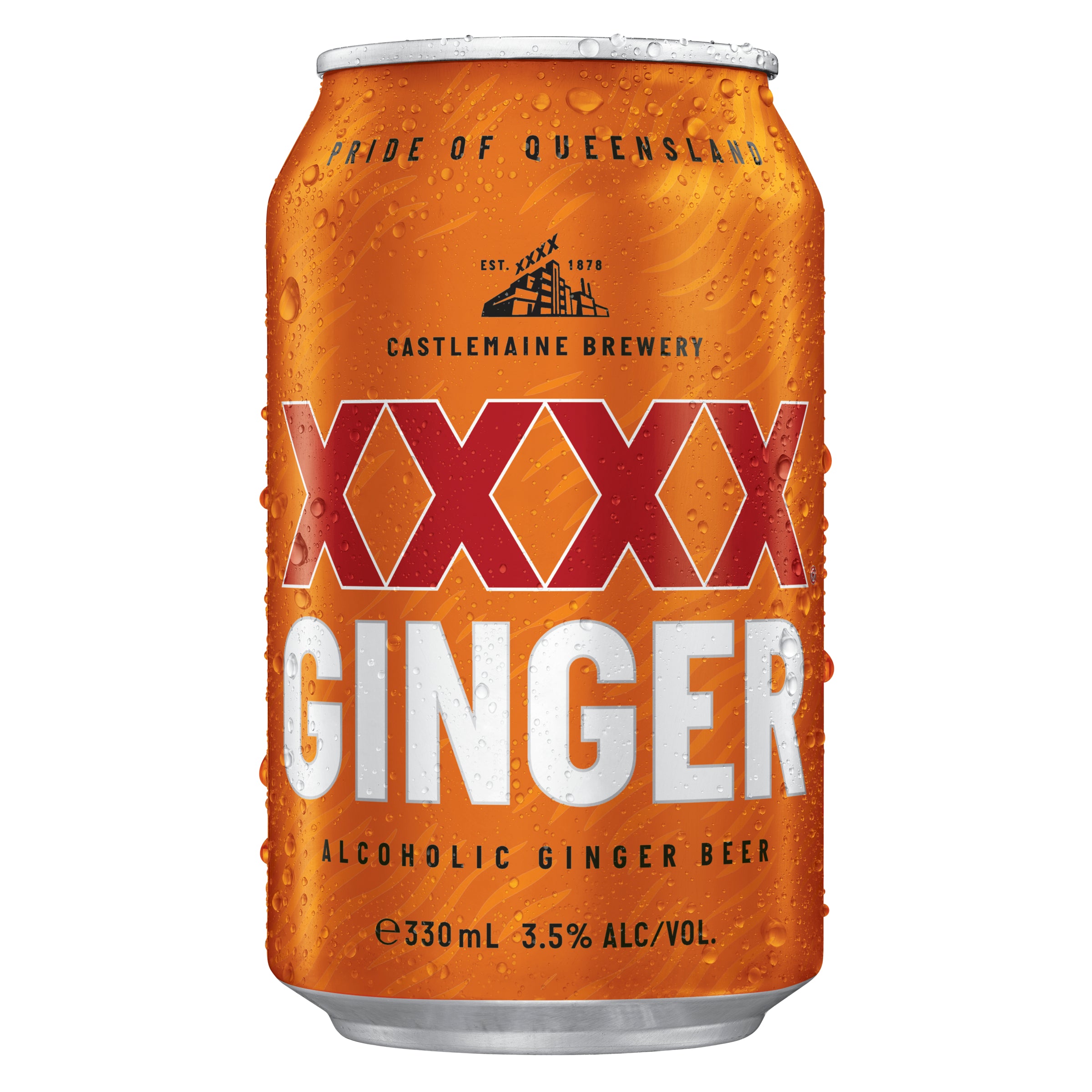 XXXX Ginger Alcoholic Ginger Beer Can 330mL