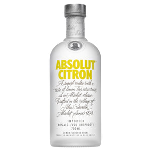 Absolut Citron Vodka 700mL - Harry's Liquor