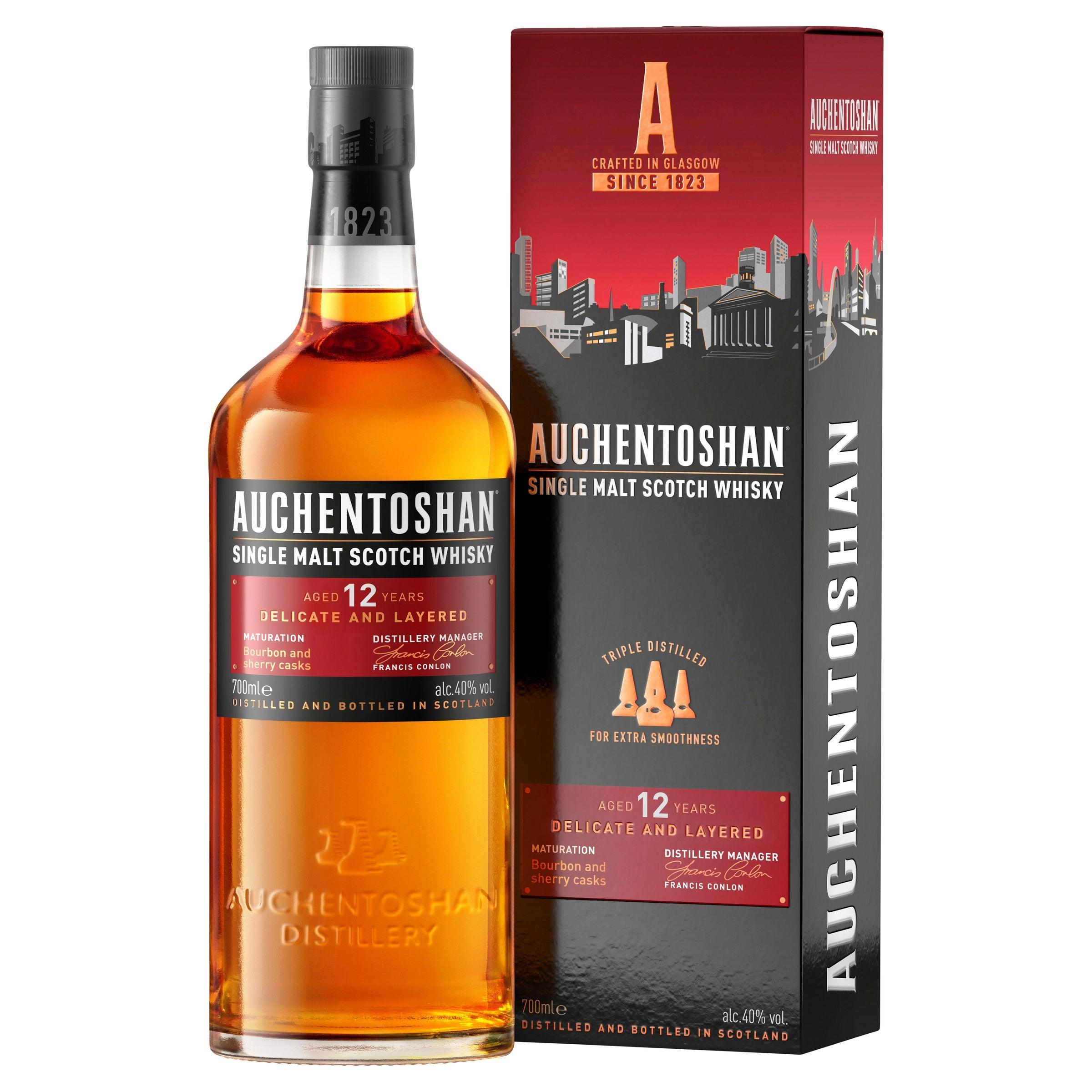 Auchentoshan 12 Year Old Single Malt Scotch Whisky 700mL - Harry's Liquor