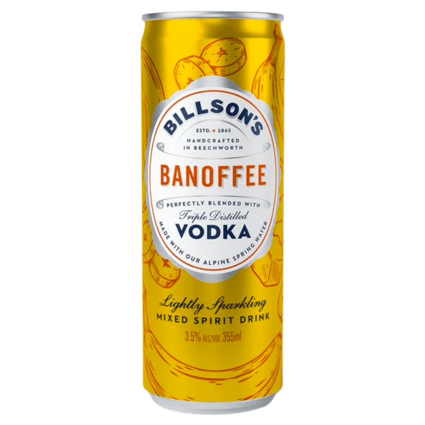 Billson's Vodka Banoffee Can 355mL - Harry's Liquor