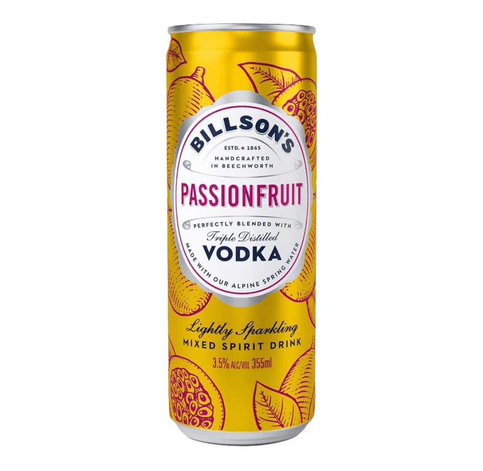 Billson's Vodka Passionfruit Can 355mL - Harry's Liquor
