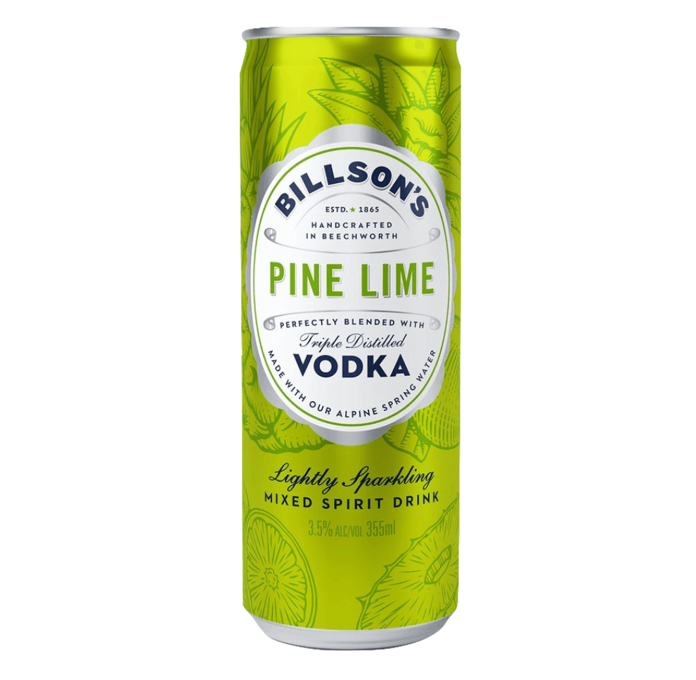Billson's Vodka Pine Lime Can 355mL - Harry's Liquor