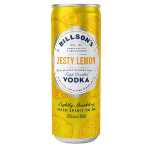 Billson's Vodka Zesty Lemon Can 355mL - Harry's Liquor