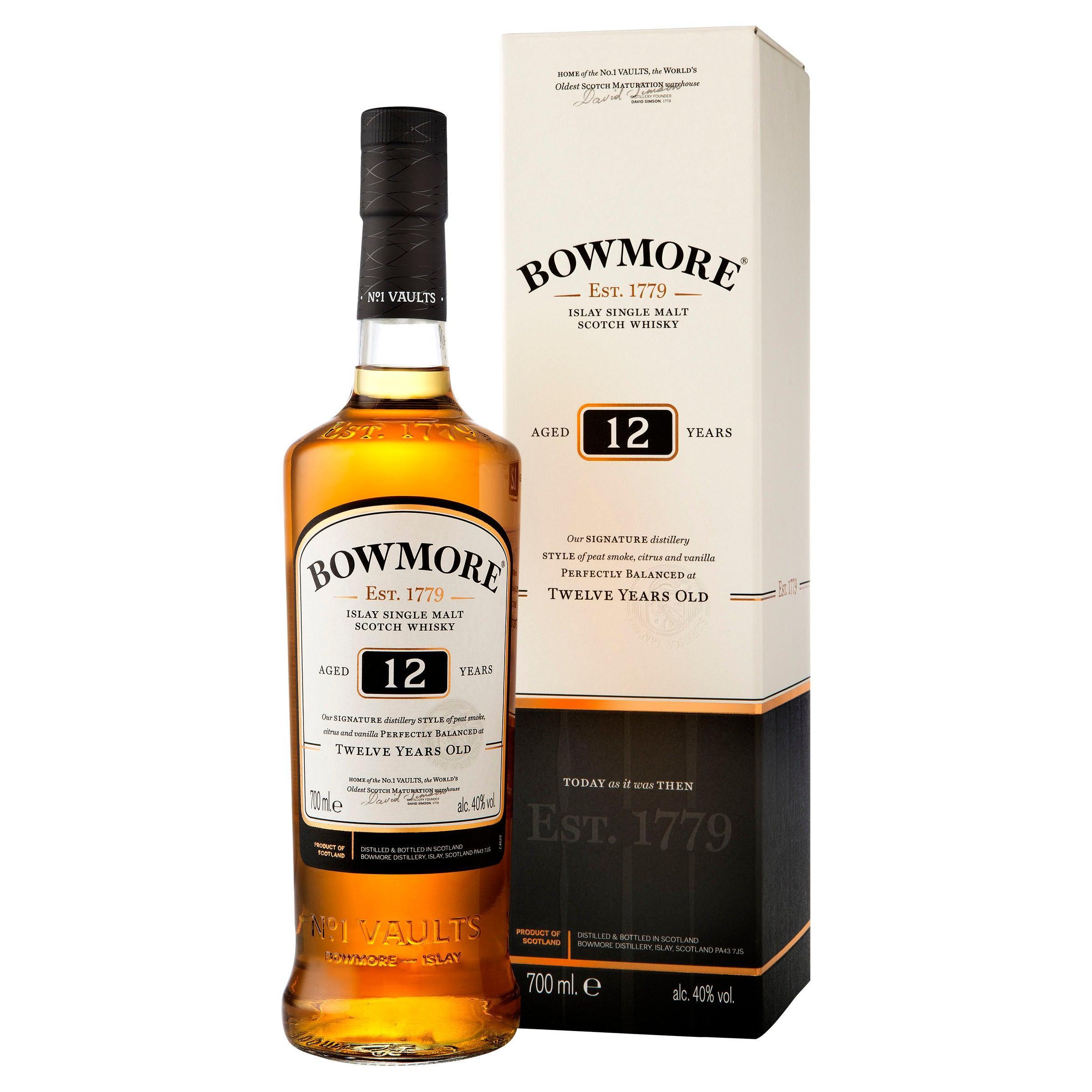 Bowmore 12 Year Old Scotch Whisky 700mL - Harry's Liquor