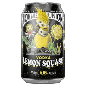 Brookvale Union Vodka Lemon Squash Can 330mL - Harry's Liquor