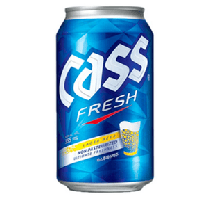 Cass Fresh Lager Can 355mL - Harry's Liquor