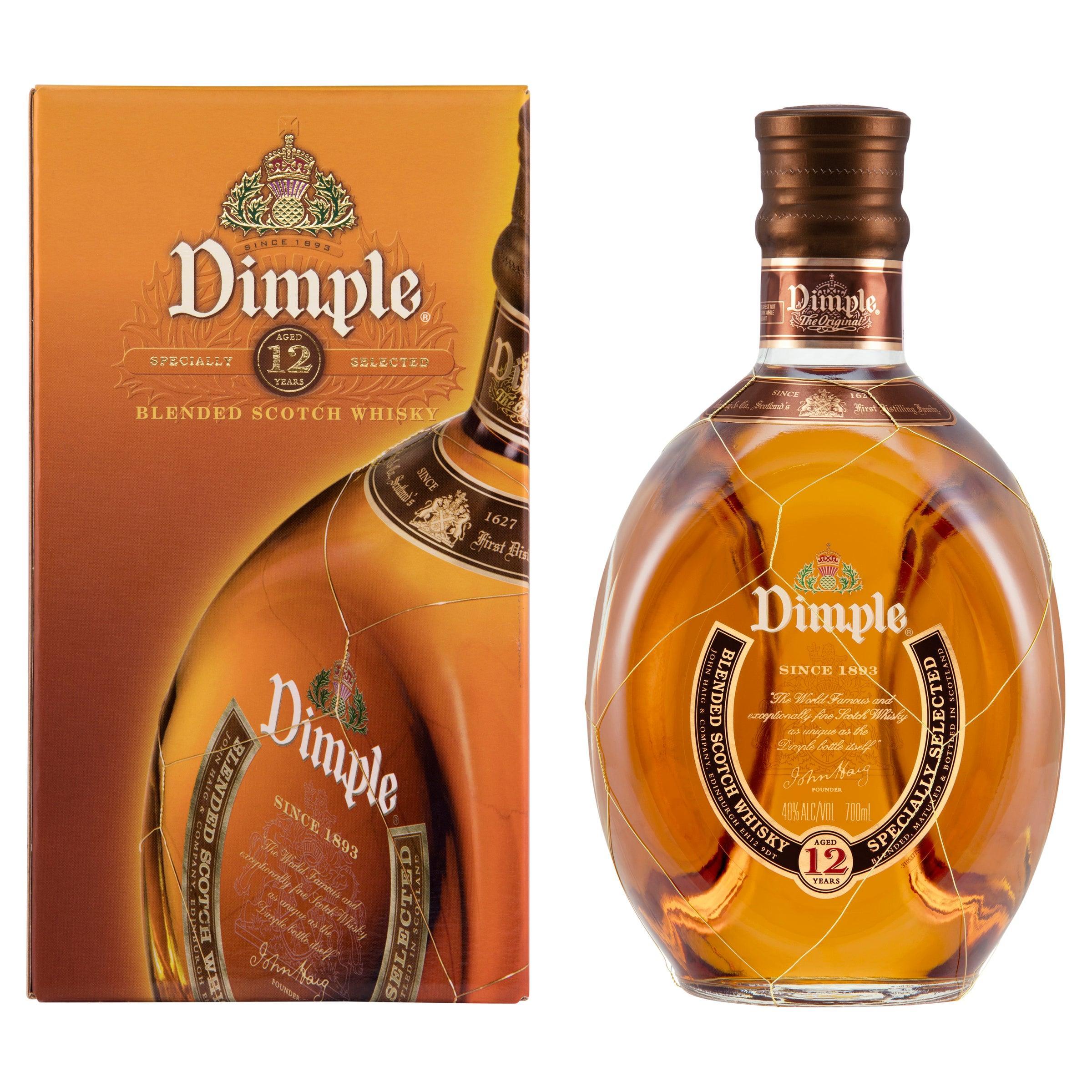 Dimple 12 Year Old Blended Scotch Whisky 700mL - Harry's Liquor