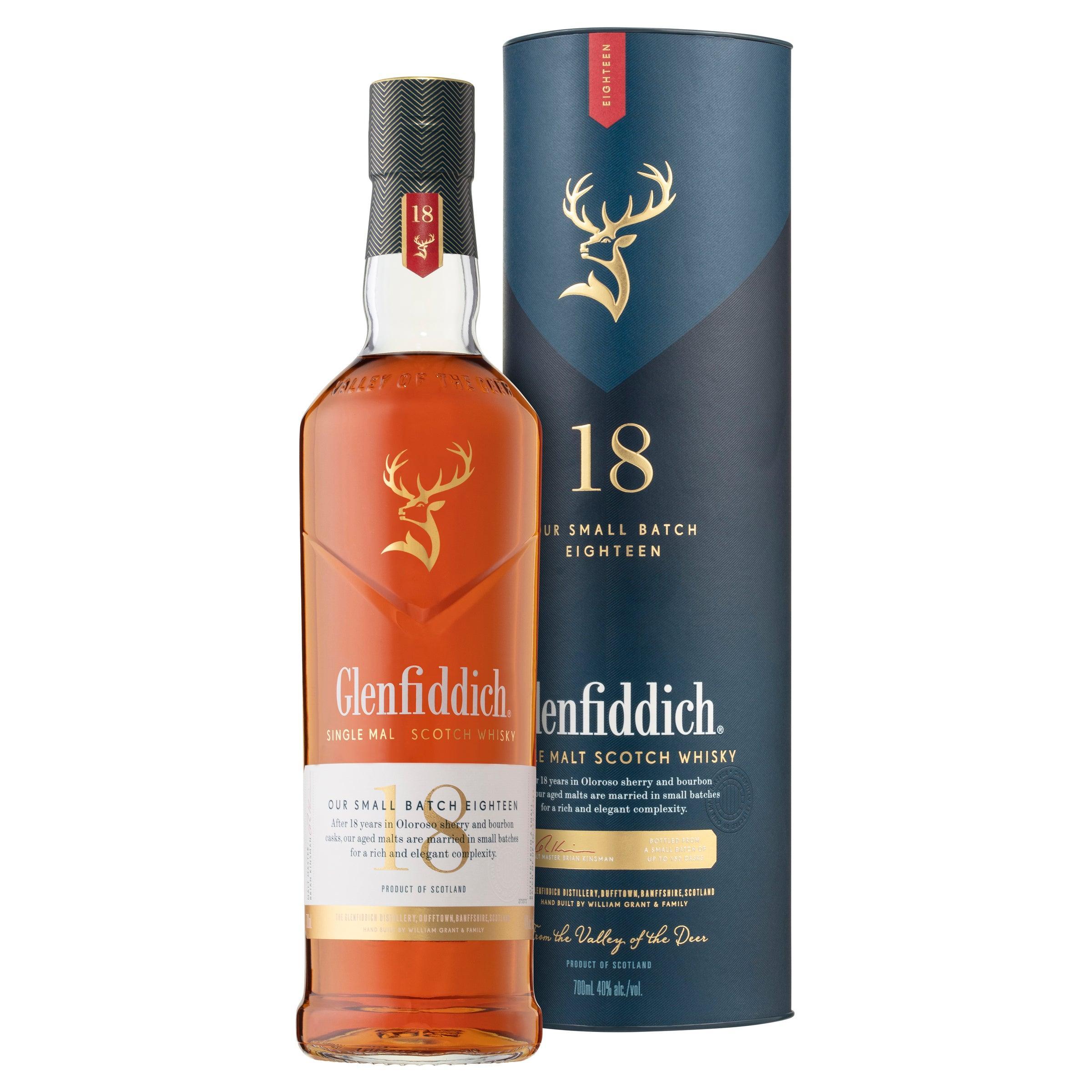 Glenfiddich 18 Year Old Single Malt Scotch Whisky 700mL - Harry's Liquor