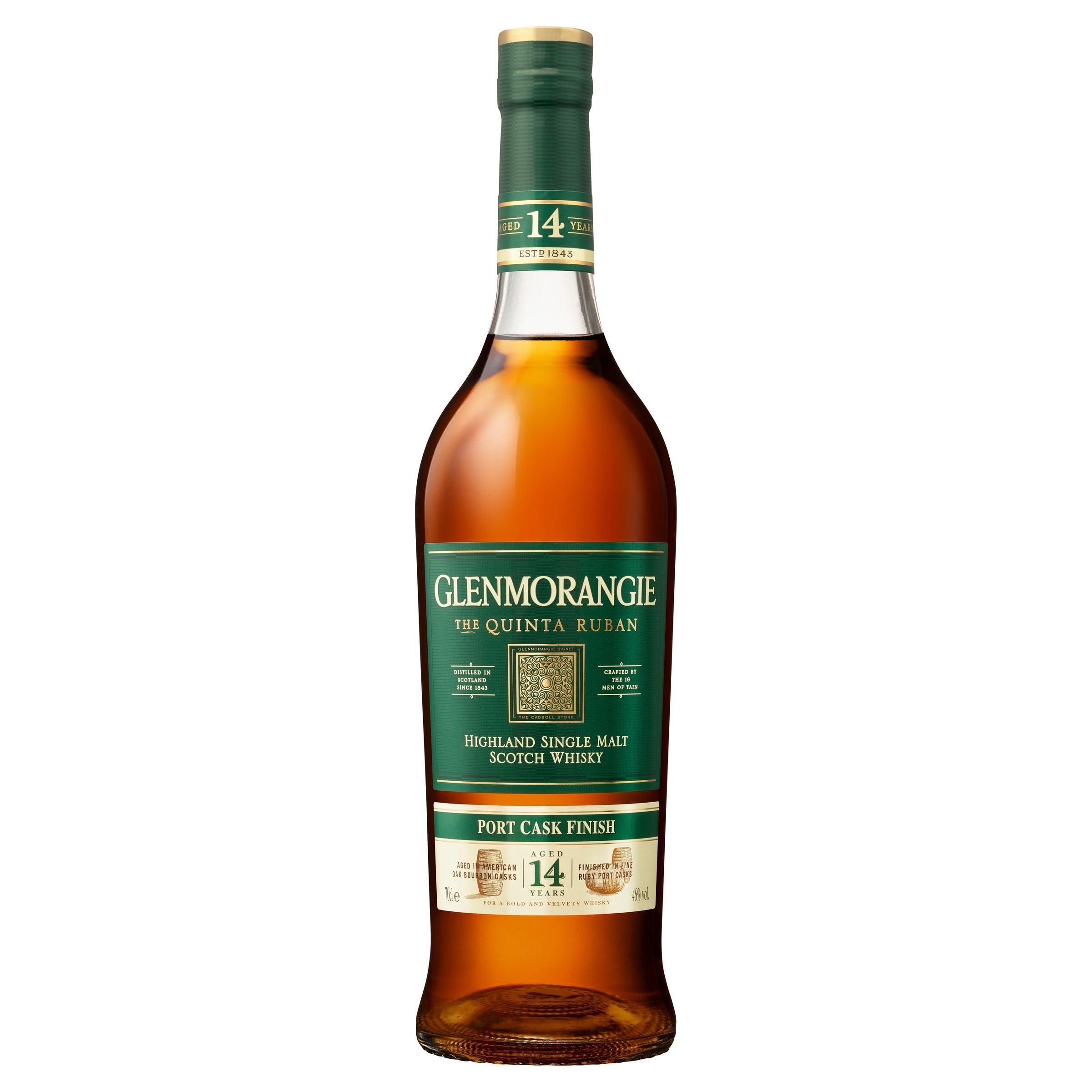 Glenmorangie The Quinta Ruban 14 Year Old Single Malt Scotch Whisky 700mL - Harry's Liquor