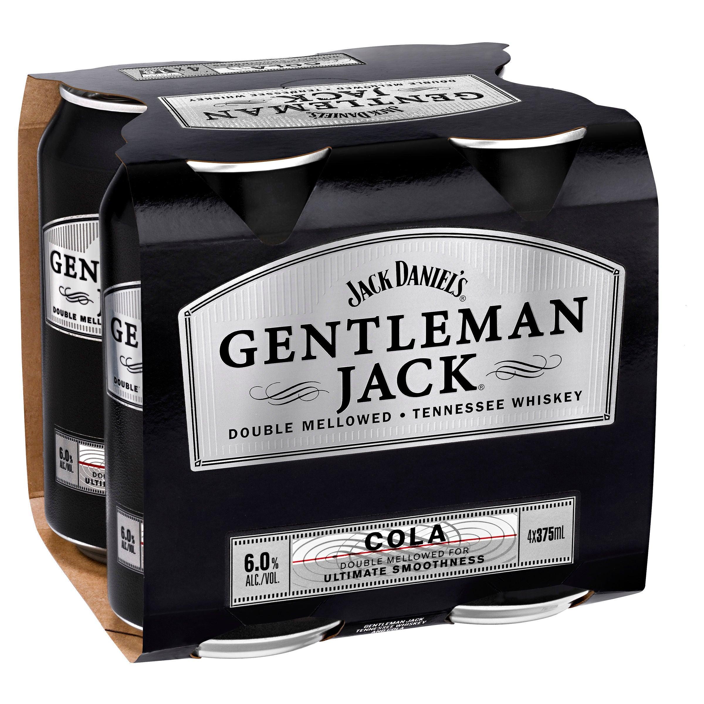Jack Daniel's Gentleman Jack & Cola Can 375mL - Harry's Liquor
